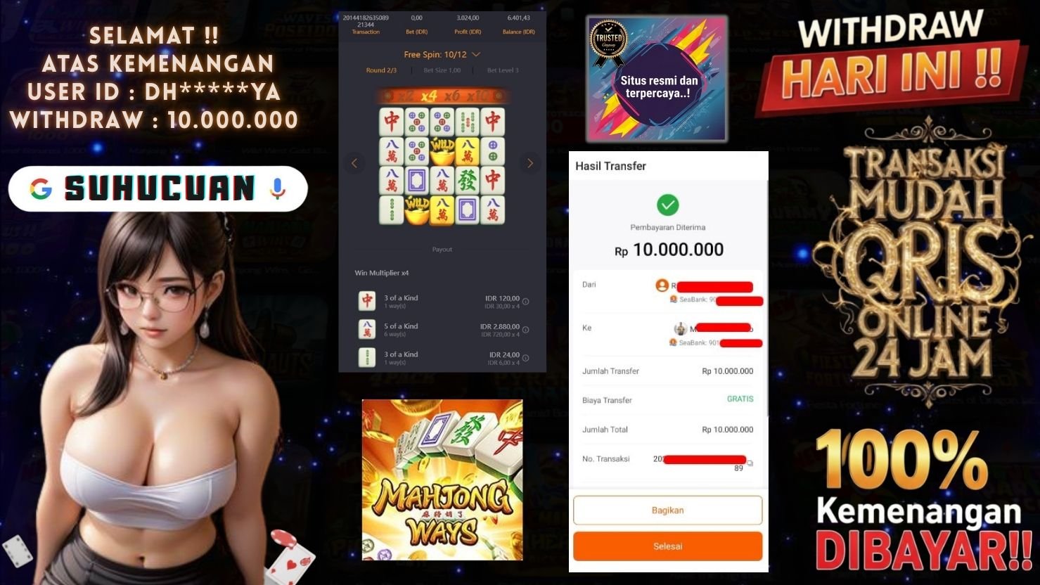 SUHUCUAN JACKPOT SLOT MAHJONG WAYS